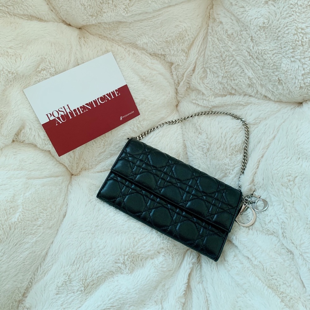 SALE authentic christian dior wallet on chain
